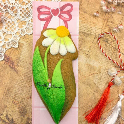 Martisor Fir margareta din turta dulce