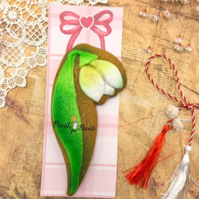 Martisor Fir ghiocel din turta dulce