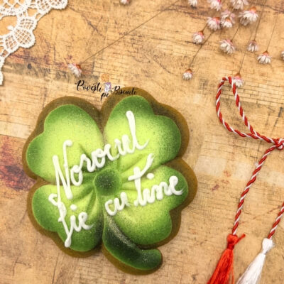 Turta dulce Martisor trifoiul cu noroc