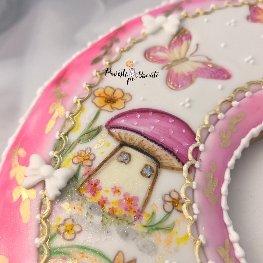 Colac din turta dulce pentru prima aniversare 30cm - imagine 4